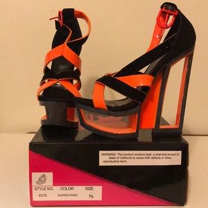 Super Cute Neon heels